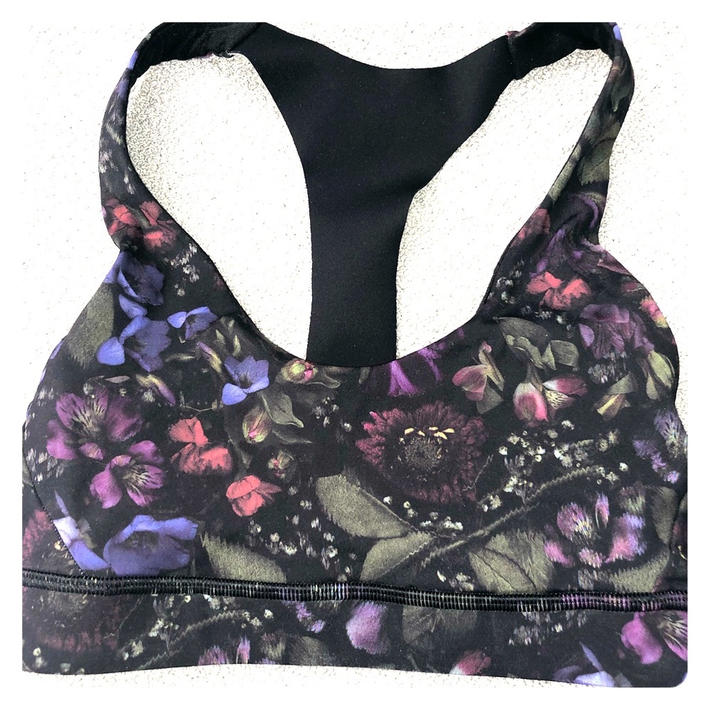 LuLuLemon Floral Sports Bar